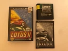 Lotus II Sega Genesis 1993 CIB Complete Video Game Tested Racing Electronic Arts