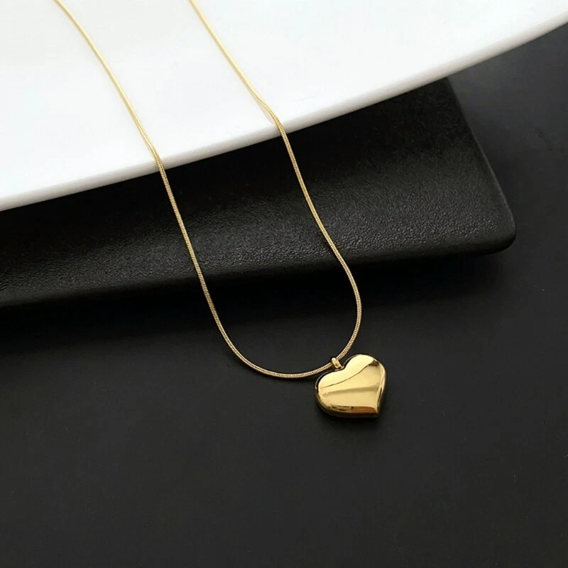 Peach outlet charm necklace