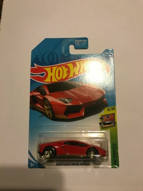 hot wheels lamborghini aventador miura homage super treasure hunt