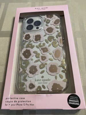 Kate spade phone Case For iPhone 12 & 13 Pro Max Rose Gold Pink Floral so Pretty