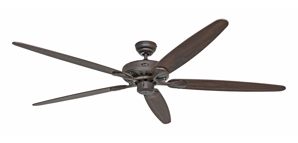 Ceiling Fan Large Living Room Fan Vintage Classic Royal Braun Oak 180 CM - Image 2 of 3