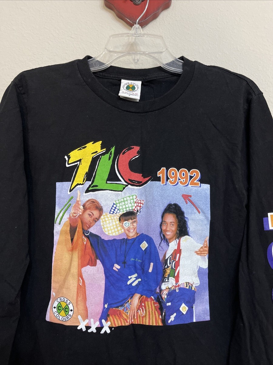 Cross Colours Vintage Small Black TLC 1992 Ana Navarro Missing
