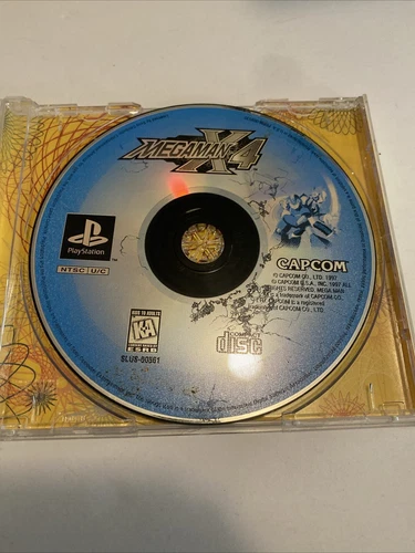 Mega Man X4 (Sony PlayStation 1, 1997) PS1 Tested & Works