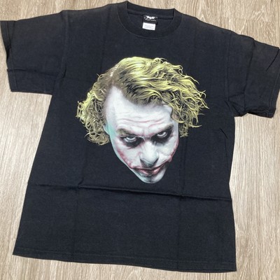 Joker Shirt M Vintage 00s Y2k Batman The Dark Knight Ledger Nolan 