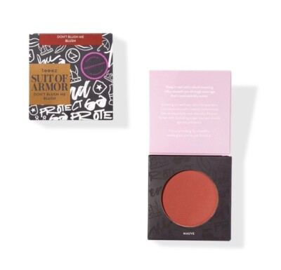 Teeez Suit Of Armor Don t Blush Me Blush 4g 0.14oz NIB sealed Blusher