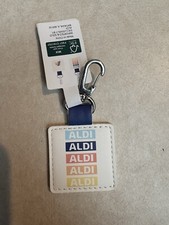 Aldi Quarter Keeper Keychain Aldi Logo Never Forget Your Cart Quarter