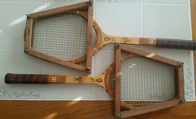 Raquette De Tennis Vintage Jack Kramer Valiant Speed - Bois Ancien Wilson, Occasion