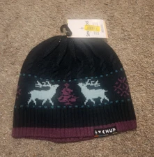 Smartwool CHUP Kaamos Ribbed Beanie  Merino Wool Hat Women Everglade Heather IFM