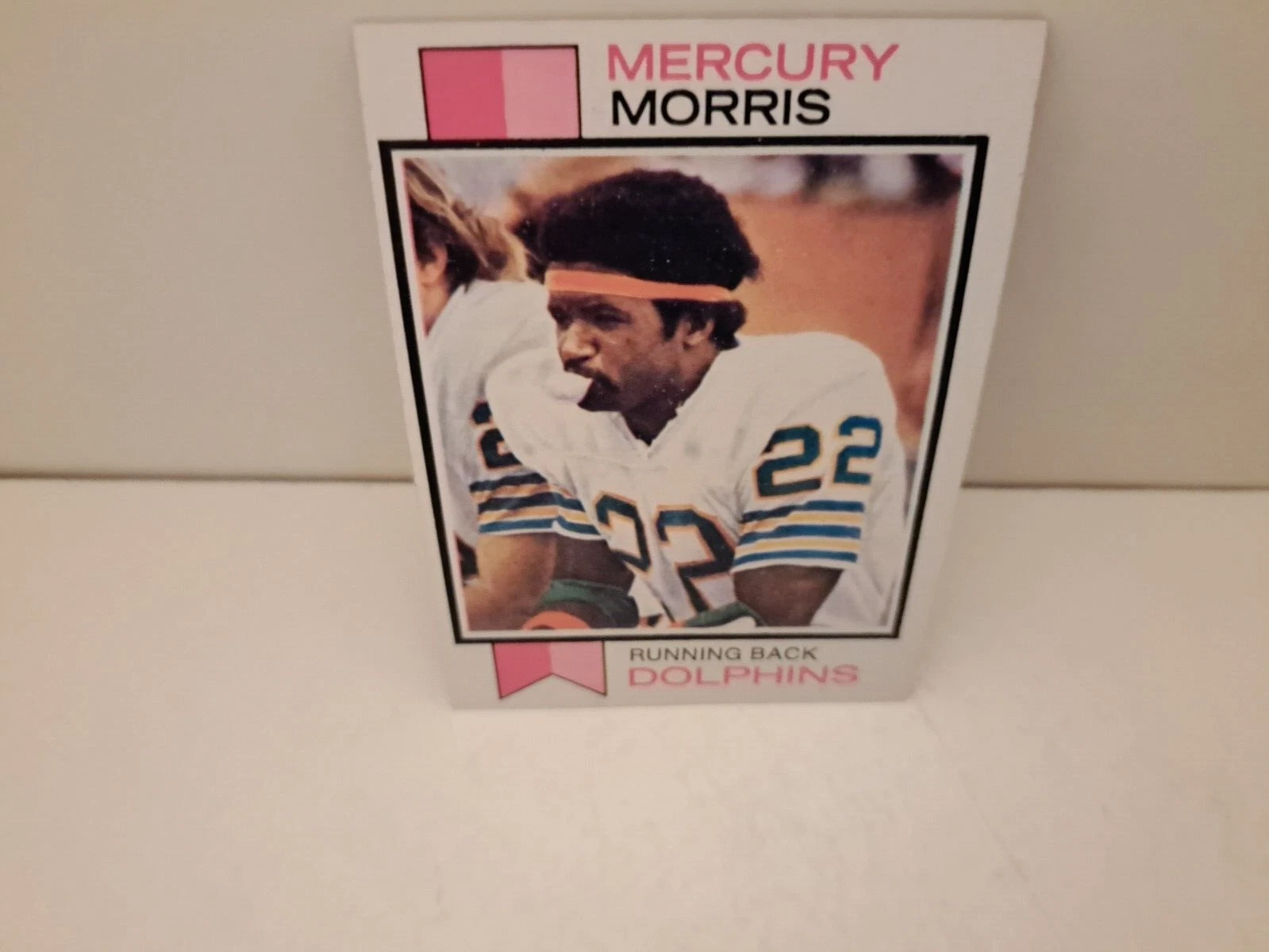 Mercury Morris trading card