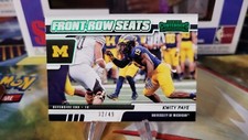 2021 Kwity Paye Contenders Front Row Seats Green #/49 Card Michigan Wolverines
