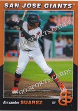 2023 San Jose Giants Alexander Suarez RC Rookie Giants Minor League VZ