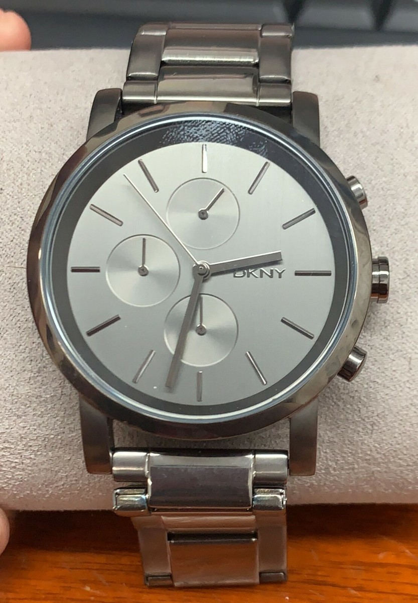 DKNY Soho NY2162 Men\'s Brown Leather Strap Analog Dial Quartz Wrist Watch JNA486 DKNY Men main image 2