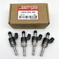 4PCS Fuel Injectors 16010-5PA-305 OEM For Honda Accord 2018-2020 CR-V 2017-2020