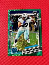 NFL 2023 Donruss Optic Viliami Fehoko Jr. ~Green Velocity~ #229 Cowboys #RC