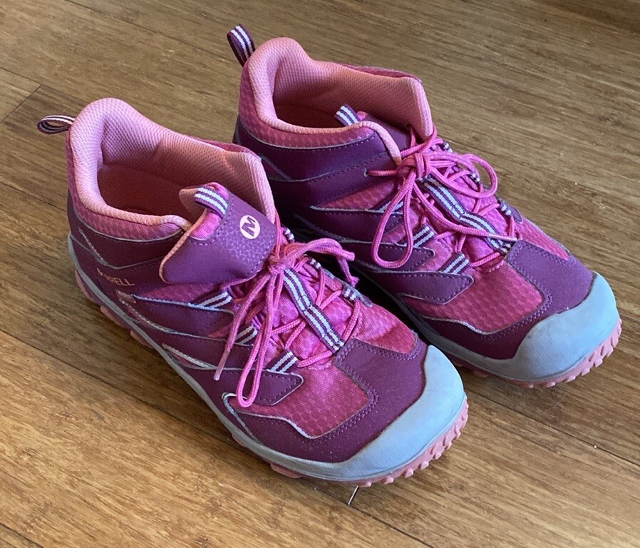 Merrell Scarpe Donna Escursionismo Outdoor Taglia 7 Rosa Viola Impermeabili
