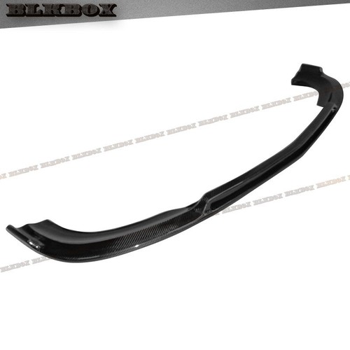 FRP w/ Carbon Fiber BS Front Lip For 10-13 W212 E-Class Sport-Sedan AMG Bumper - Picture 3 of 3