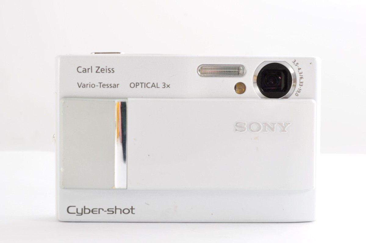 【美品】ソニー SONY Cyber-shot DSC-T10 ホワイト Sony Cyber-Shot DSC-T10 White 7.2MP [Japanese Only Menu
