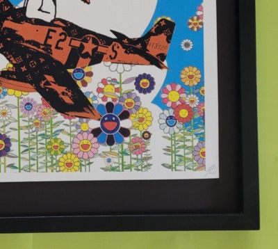 🔥Death NYC Large Framed 16x20in Art Certified SNOOPY PILOT