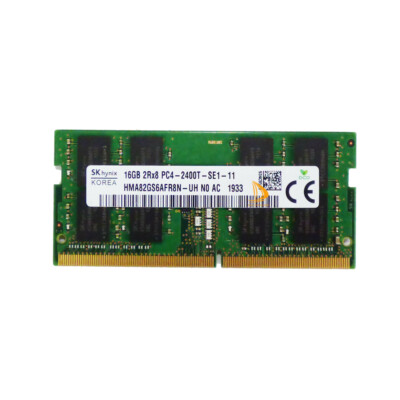 SK Hynix 16GB 2RX8 DDR4-2400T PC4-19200S CL17 SO-DIMM Laptop