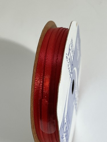 Offray Spoolo Ribbon 10 Yards, 1/8” Width, Red - Picture 3 of 5