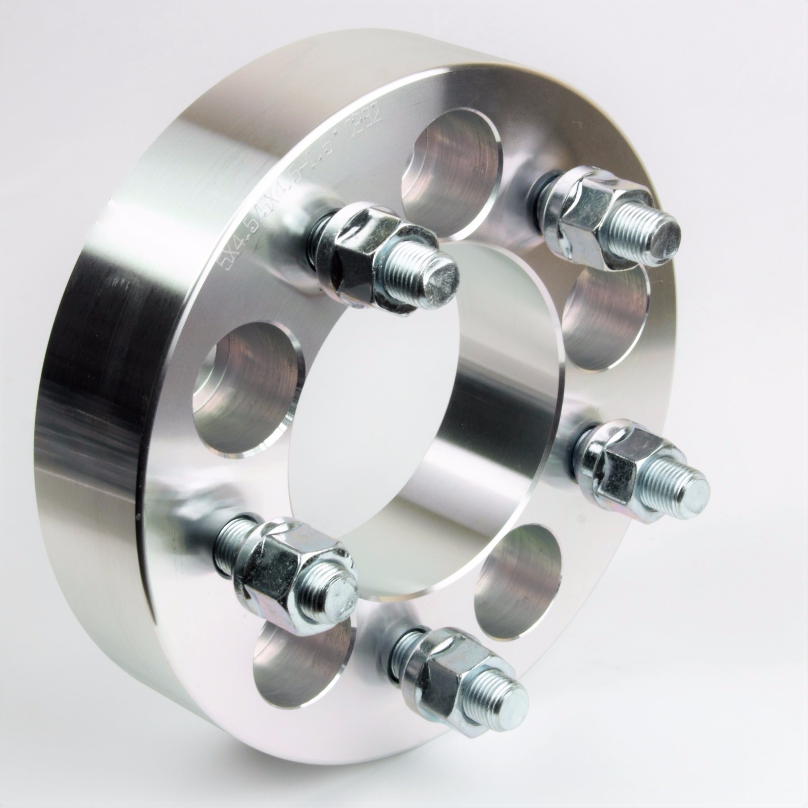 4 PCs Wheel Spacer Adapters 5x4.5 to 5x4.5 Thick 1.25 CB 74MM STUD 12X1.5