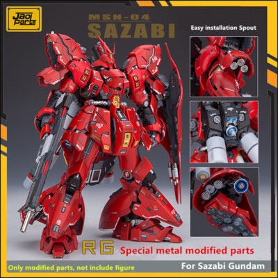 for RG 1/144 Sazabi JAOparts Metal Detail up Add-on Parts