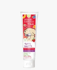 Desert Essence for Kids Fluoride Free Tutti Frutti Toothpaste Gel