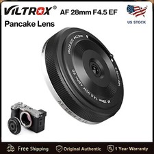 VILTROX 28mm F4.5 Pancake Lens AF Full Frame Lens Retro Ultra-thin for Sony E