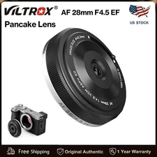 VILTROX 28mm F4.5 Pancake Lens AF Full Frame Lens Retro Ultra-thin for Sony E
