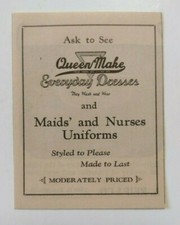 1928 Queen Make Everyday Dresses Advertisement
