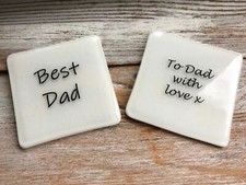 Glasuntersetzer f&uuml;r Papa