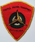 USMC 3rd Motor Transport Battalion Cloth Badge Patch. Vietnam Era