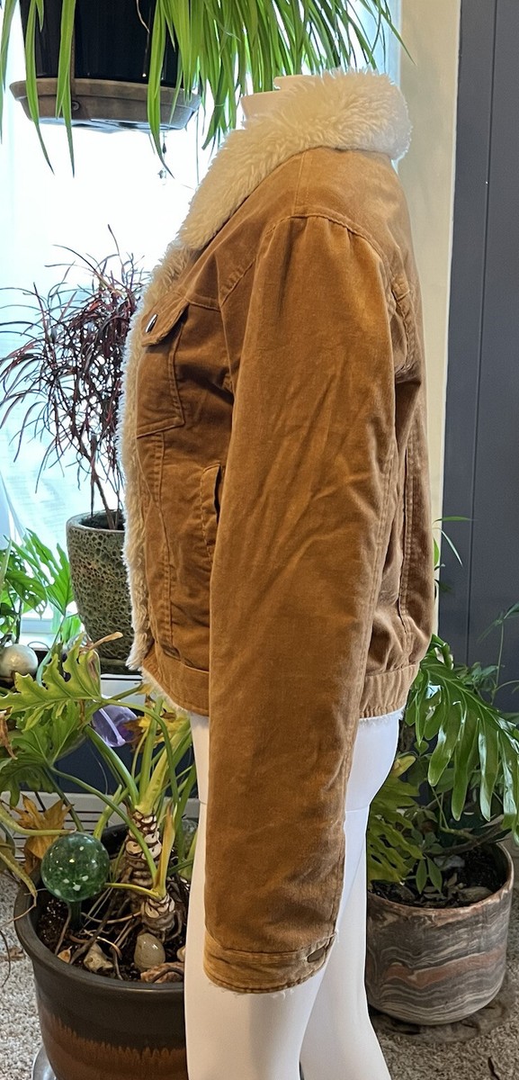 ジャケット・アウター vintage corduroy far jacket 90s Vintage Corduroy Jacket Size L Corduroy Jacket Wide Cord Green 90s