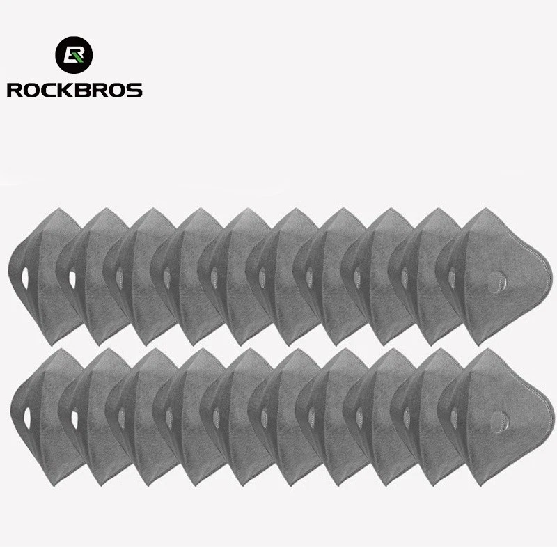 ROCKBROS Face Mask+ Active Carbon Filter Breathing Valves Reusable Cycling Mask - Image 2 of 4