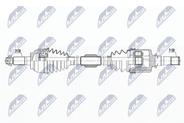 Antriebswelle Nty NPW-MZ-062 FüR Mazda Cr Bk CR19 Bkep Crew Mps Turbo BK14-image