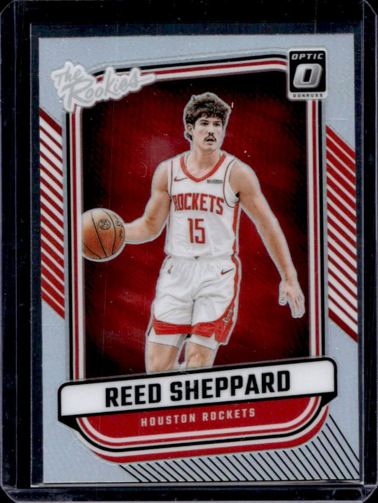 2024-25 Donruss Optic Reed Sheppard The Rookies Holo Rookie RC #3 Rockets