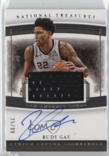 2019 Panini National Treasures Clutch Factor Signatures 25/99 Rudy Gay Auto 1rr7