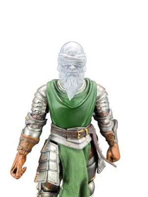 Custom 3d Printed Third Eye Wizard Headsculpt  For Mythic Legions or 1/12 Scale