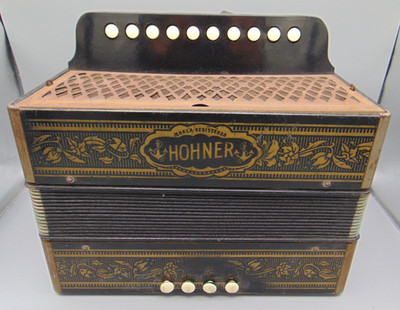 VINTAGE HOHNER MELODEON EINREIHIGES G DIATONISCHES AKKORDEON