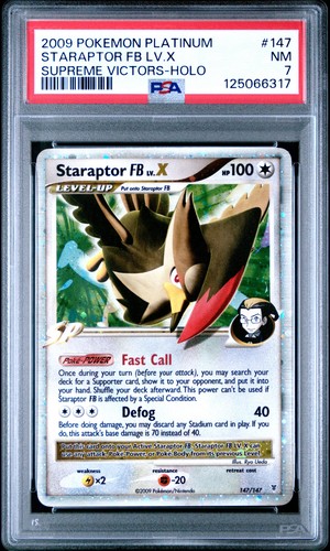 Staraptor FB LV.X graded PSA 7 for sale on eBay