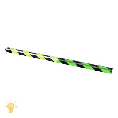 Treppenkantenprofil induSTAIR, fluoresz., g/s, R10, selbstkl., 100 x 5 x 3 cm