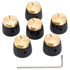 Pro Universal Amp Amplifier Push-On Knobs with Set Screw for All Potentiometers