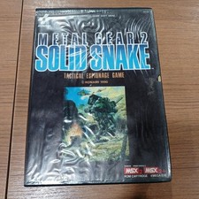MSX Software Model Metal Gear 2 Solid Snake KONAMI