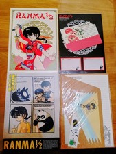 Rare Ranma 1/2 Notebook 2 Letter Set