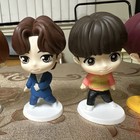 Lot of 8 Chibi-Style Plastic Figurines on Stands, Multicolor Mini Characters — photo 5
