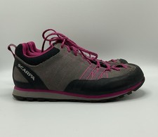 Scarpa Womens Crux Mountainering Hiking Shoes size 8.5 Womens Vibram Sole Pink