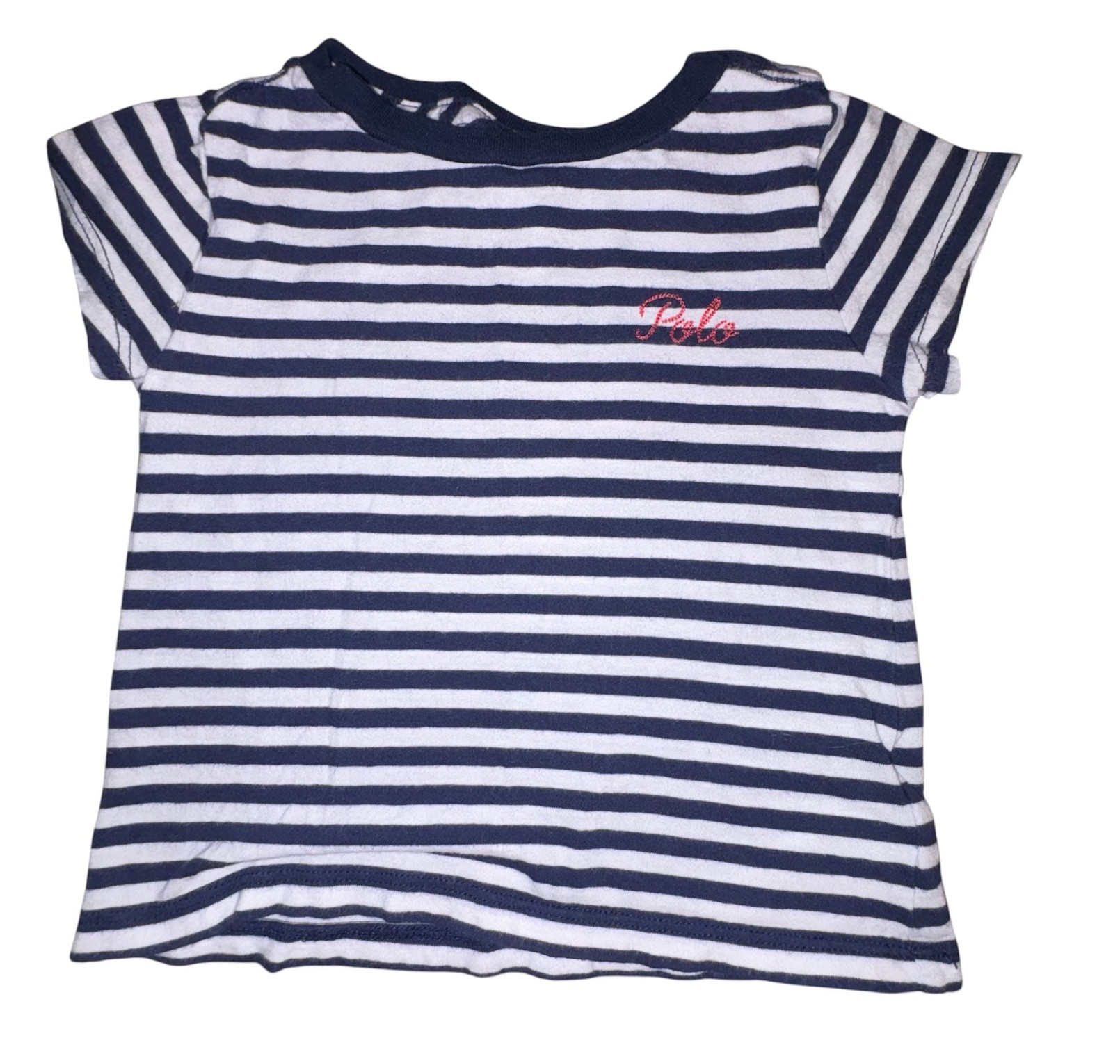 Polo Ralph Lauren Girls Striped Crewneck Short Sleeve T-Shirt 2t