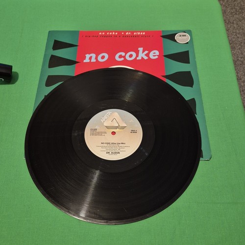 Dr. Alban No Coke (The Twelve Inch Remixes) Arista 614 635 UK 1991 12inch Single - Foto 3 di 6