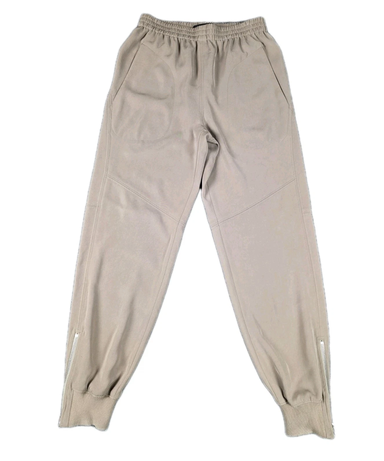 Rag & Bone Womens Crepe Jogger X-Small Tan Elastic Waist Relaxed Fit Comfort