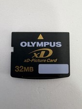 Oympus XD Picture Card 32mb Camera Memory Card, WORKING FREE SHIPPING